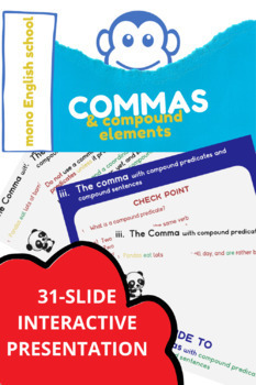 Preview of Commas with compound verbs and compound sentences