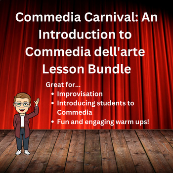 Preview of Commedia Carnival: An Introduction to Commedia dell'arte Lesson Bundle - Digital