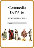 Commedia Dell'Arte Stock Characters Worksheet with answers