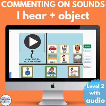 Preview of Expanding Sentences by Commenting on Sound for AAC users or Early Language