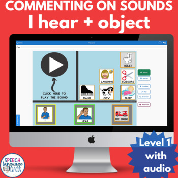 Preview of Expanding Sentences by Commenting on Sound for AAC users or Early Language