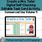 Commercial Create a Mrs. Tater Self-Checking Task Card Tem