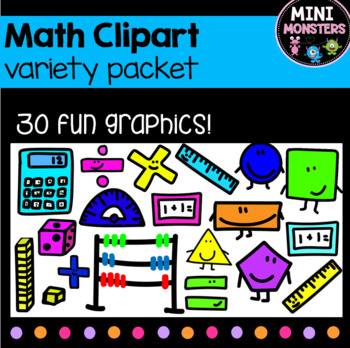 Preview of Commercial Fun Math Clipart