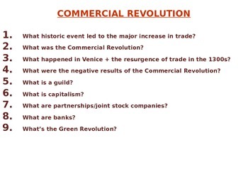 commercial revolution