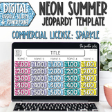 Commercial Use Editable Jeopardy Template Google Slides Su