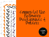 Commercial Use: "Halloween" Borders and Backgrounds