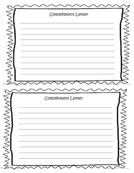 Preview of Commitment Letter template