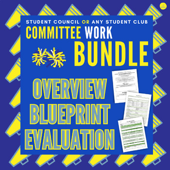 Preview of Committee Work BUNDLE | Event Planning | ASB, Student Council or Clubs