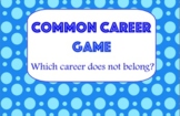 Common Careers Game Activity
