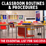 Classroom Routines & Procedures