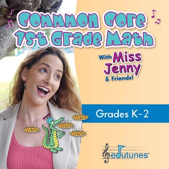 Preview of Common Core First Grade Math Songs and Book