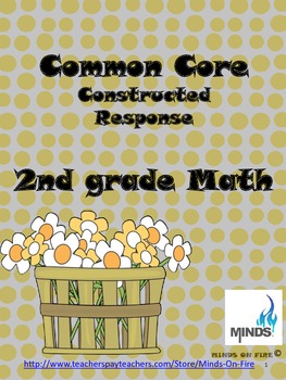 Preview of Common Core 2nd grade Math Constructed Responses