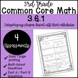 Common Core 3.G.1 Attributes of Polygons | 3rd Grade Assessments