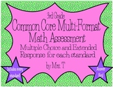 Common Core 3rd Grade Multi-Format Math Assessment