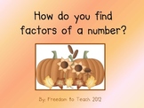 Common Core-4.0A.4 *Finding Factors using base 10 blocks a