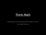Common Core 4th, 5th, 6th grade math tasks