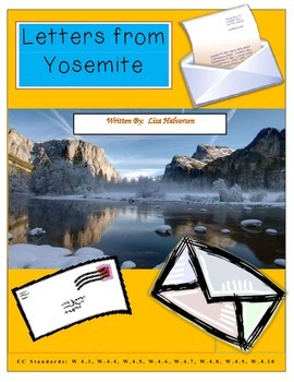 Preview of LEAP 2025 Test Prep Writing Prompt:  Letters from Yosemite (Revised)