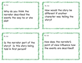 Common Core 5th Grade ELA Question Cards