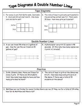 Common Core – 6th grade – Ratio & Proportions Review Booklet | TpT