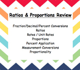 Common Core – 6th grade – Ratio & Proportions Review Booklet