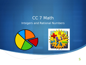 Preview of 7.NS Common Core 7 Math Unit 1 The Number System Powerpoint Review