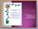 Common Core Activity:  Analyzing Poetry for Figurative Lan