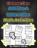 Common Core Addition & Subtraction Activities