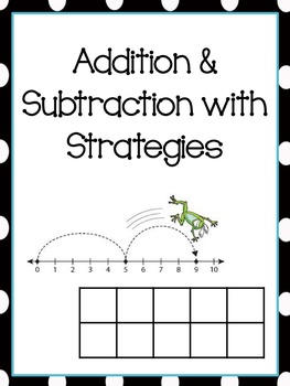 Preview of Common Core Addition & Subtraction with Tens Frames and Number Lines