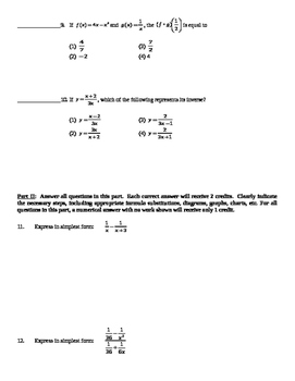 power functions common core algebra 2 homework