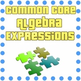 Common Core - Algebra Expressions Practice Puzzle - Math Fun