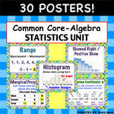 Common Core Algebra - Statistics Unit: Describing Data POSTERS