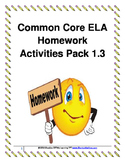ELA Homework Activities Pack 1.3 (Free for a limited time)