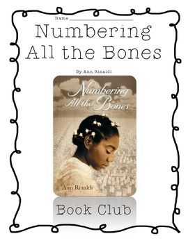 Preview of Common Core Aligned Guided Reading, Numbering all the Bones by Ann Rinaldi