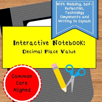 Preview of Decimal Place Value Interactive Notebook