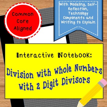 Preview of Division with Whole Numbers Interactive Notebook