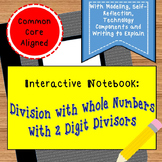 Division with Whole Numbers Interactive Notebook