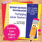 Multiplying Whole Numbers Interactive Notebook