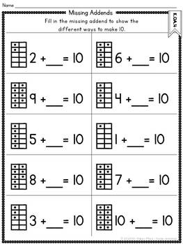 Kindergarten Math Review and Assessment by My Happy Place | TPT