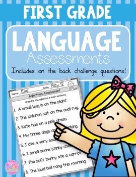 Preview of First Grade Language Assessments