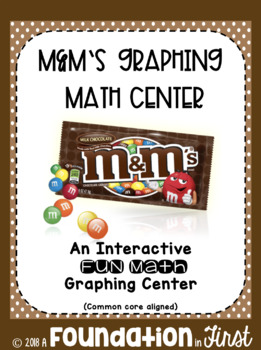 Preview of M&M's Graphing MATH CENTER Hands On Fun!