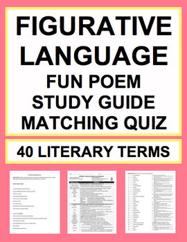 Preview of Figurative Language Fun: 40 Literary Device & Element Complete Guide