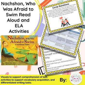 Preview of Common Core Aligned Nachshon, Who Was Afraid to Swim Read Aloud ELA Activities