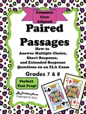 Paired Passages for Grades 7 and 8