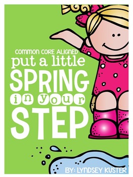 Preview of Common Core Aligned: Spring Writing Prompts and Pages