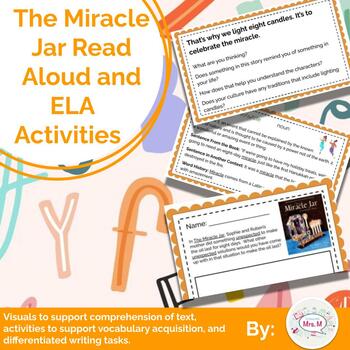 Preview of Common Core Aligned The Miracle Jar Read Aloud and Supplementary ELA Activities