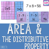 Area and The Distributive Property Math Unit