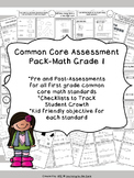 Common Core Math Assessment First Grade