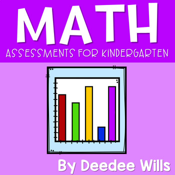 Preview of Common Core Assessment Pack for Kindergarten- Math