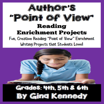 Preview of Point of View Projects, Reading and Writing Enrichment