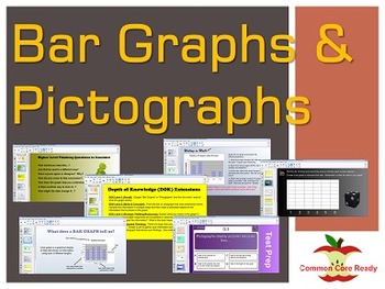 Preview of Bar Graphs & Pictographs for Measurement / Data for the SMART Board